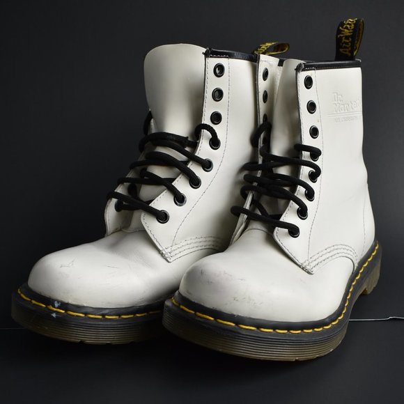 1460 white 8 eye boots